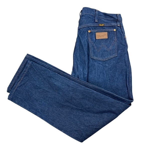 Wrangler Other - Wrangler Jeans Mens 36X30 Blue Denim Cowboy Cut Original Fit USA Made Vintage